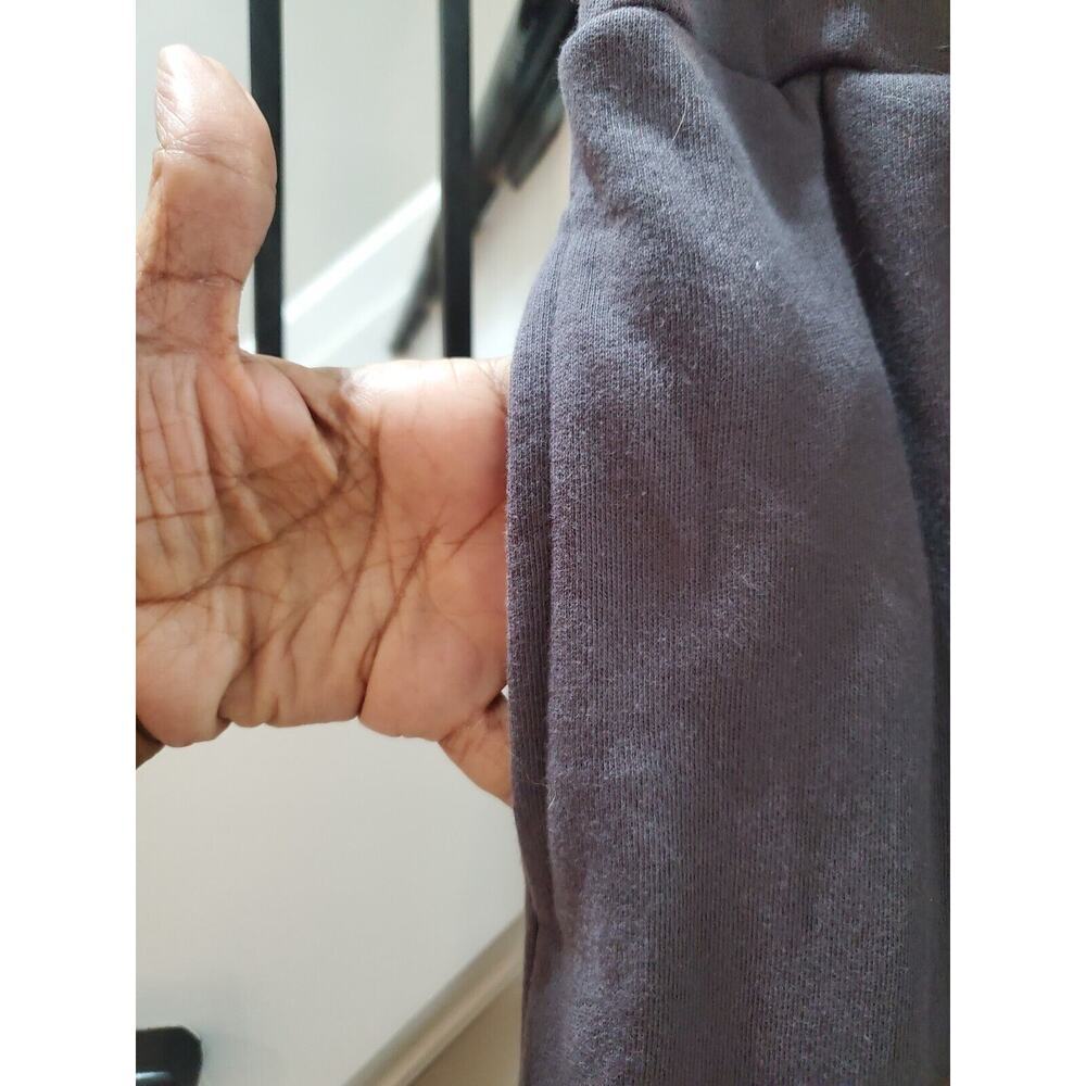 Mono B Women's Gray Pleated Elastic Waist Drawstring Tapered Leg Sweatpants‎ - Picture 5 of 13